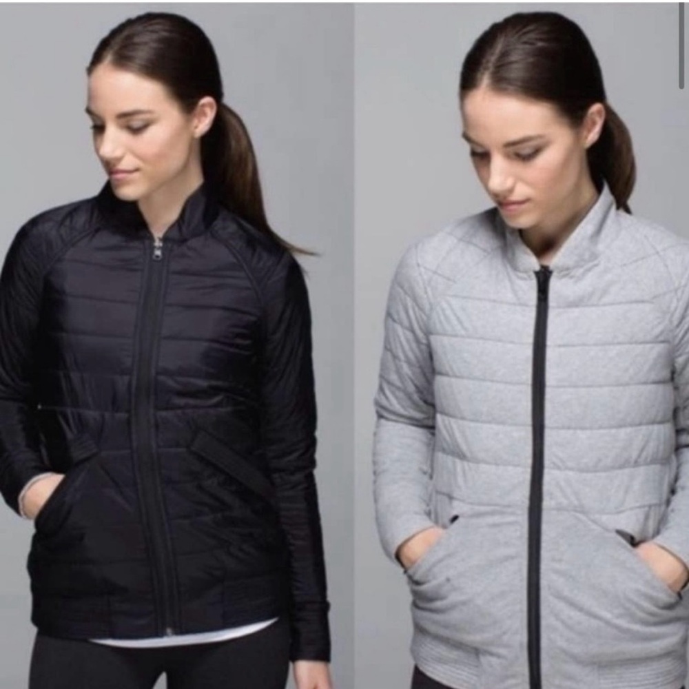 Lululemon The Bomb Bomber Jacket -Reversible- size 6